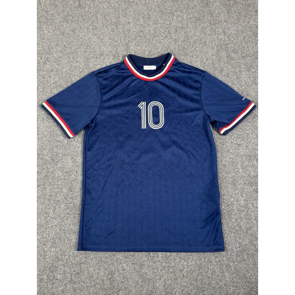 Sandro Limited Edition The Number 10 Jersey Mens Small Blue Rare Designer